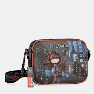 BANDOLERA TRES COMPARTIMENTOS ANEKKE CONTEMPORARY ORIGAMI