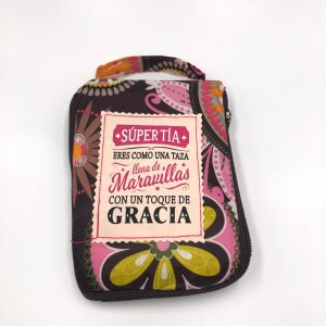 BOLSA PARA LA COMPRA CON FRASE SÚPER TÍA