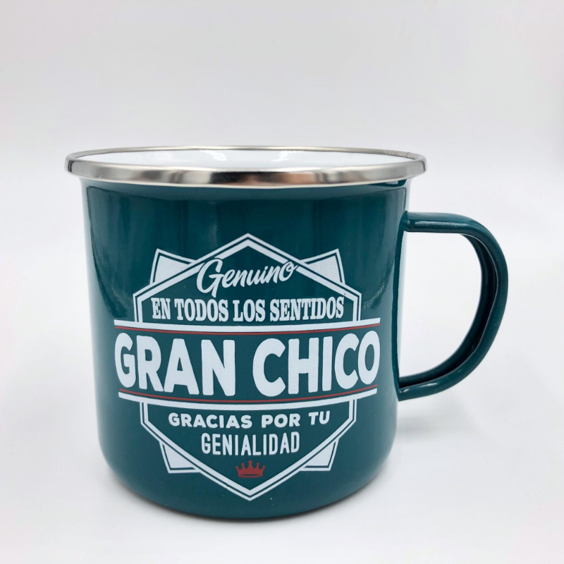 TAZA ESMALTADA PERSONALIZADA GRAN CHICO