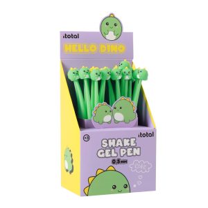 BOLÍGRAFO FLEXIBLE DINOSAURIO ITOTAL