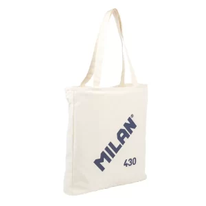 BOLSO TOTE BAG CON CREMALLERA MILAN 430 BEIGE