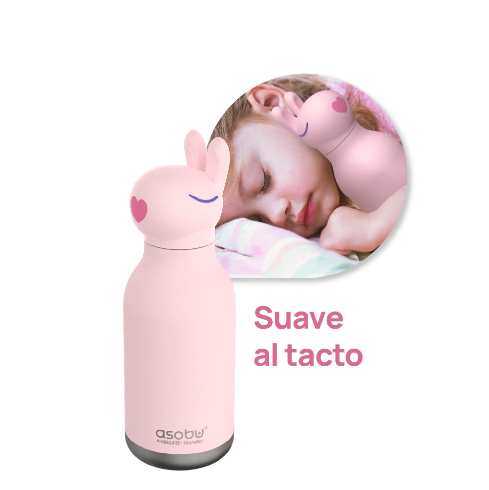BOTELLA TERMO CONEJO 460ml ASOBU BESTIE - Imagen 4