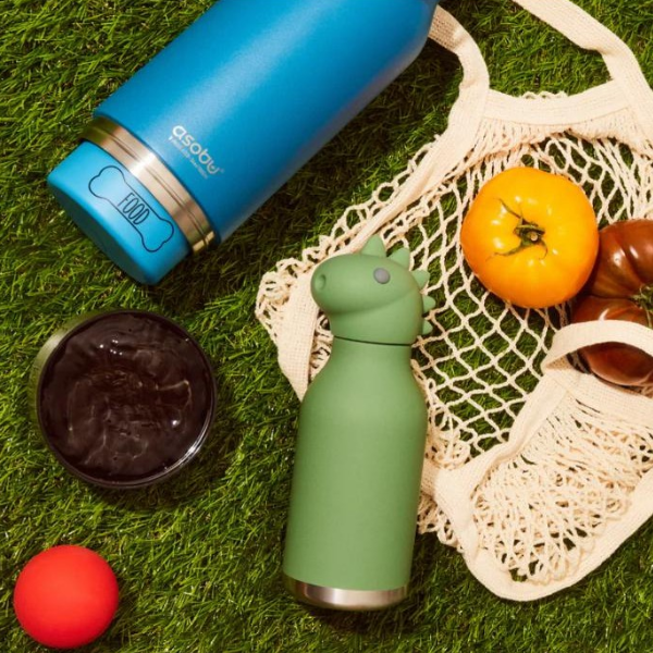 BOTELLA TERMO DINOSAURIO 460ml ASOBU BESTIE - Imagen 5