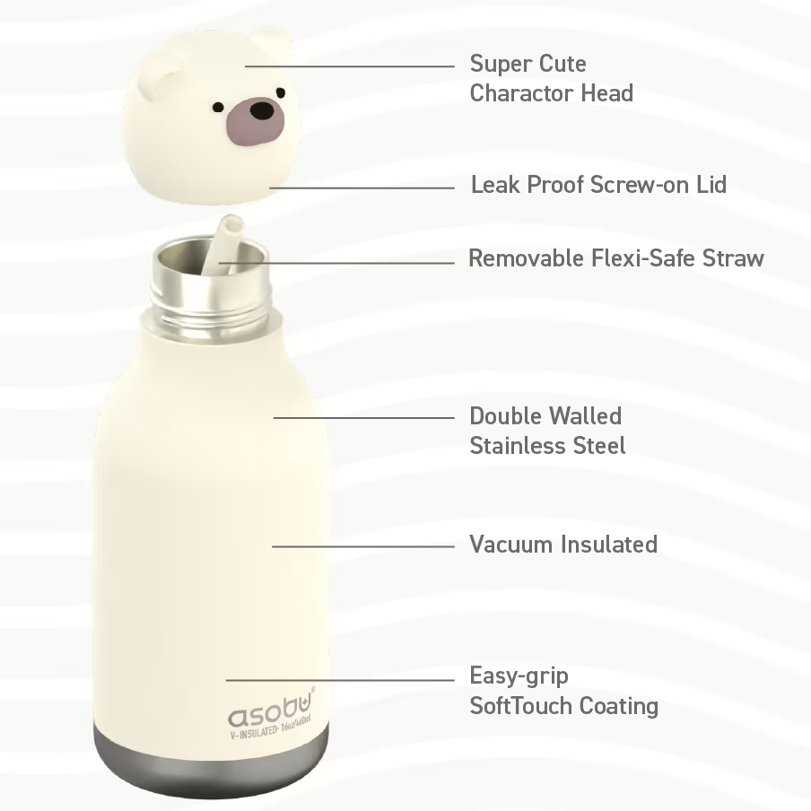 BOTELLA TERMO OSO 460ml ASOBU BESTIE - Imagen 3