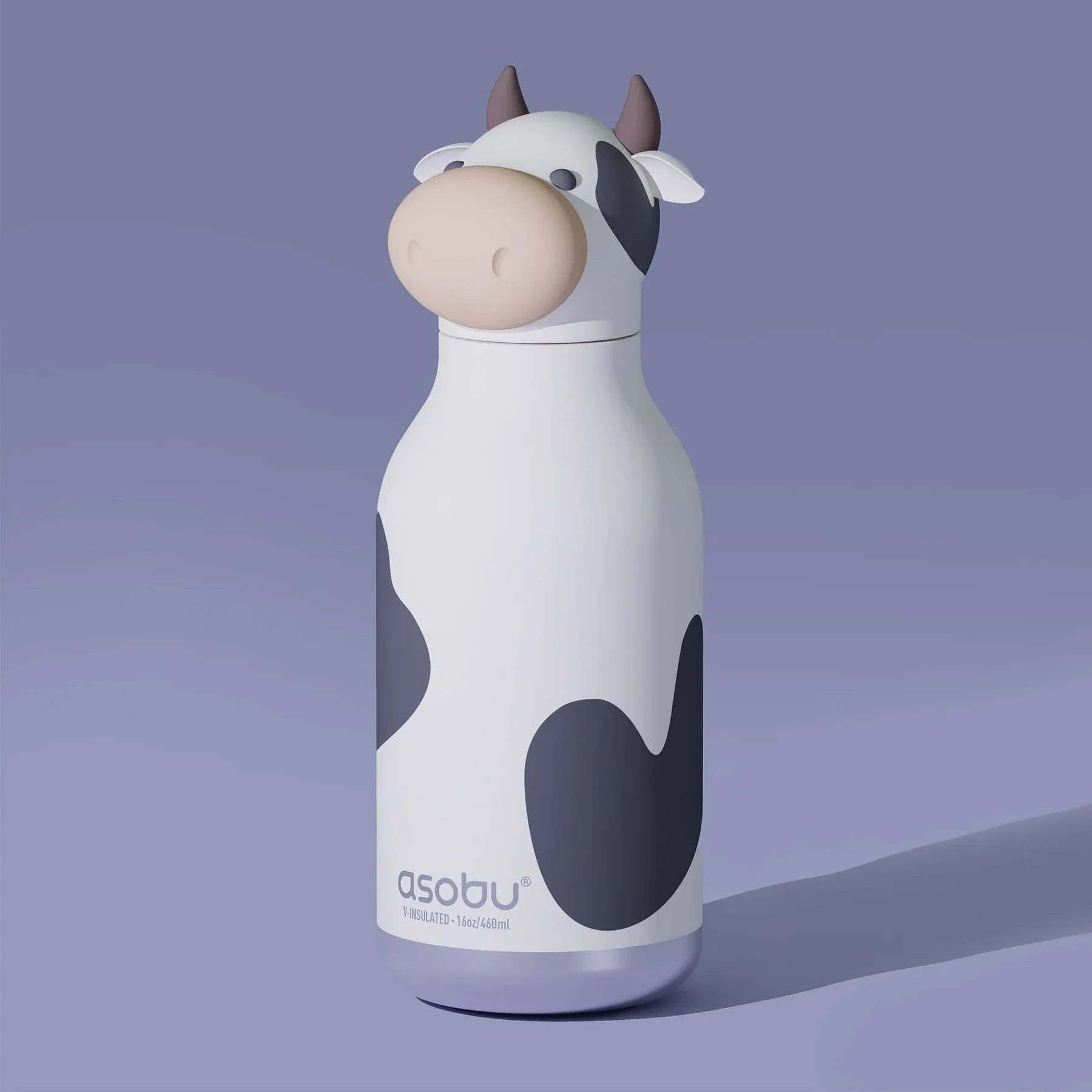 BOTELLA TERMO VACA 460ml ASOBU BESTIE - Imagen 2