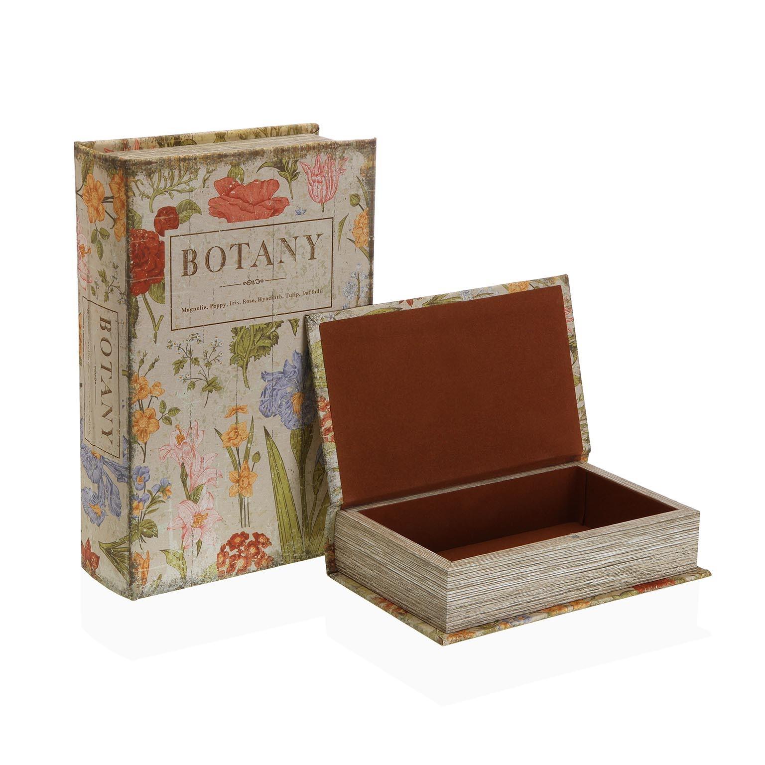 CAJA LIBRO BOTANY 2 TAMAÑOS VERSA