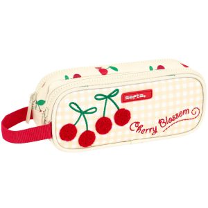 ESTUCHE DOBLE BOLSILLO CHERRY SAFTA