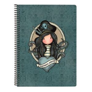 LIBRETA A5 SANTORO GORJUSS BLACK PEARL TAPA DURA