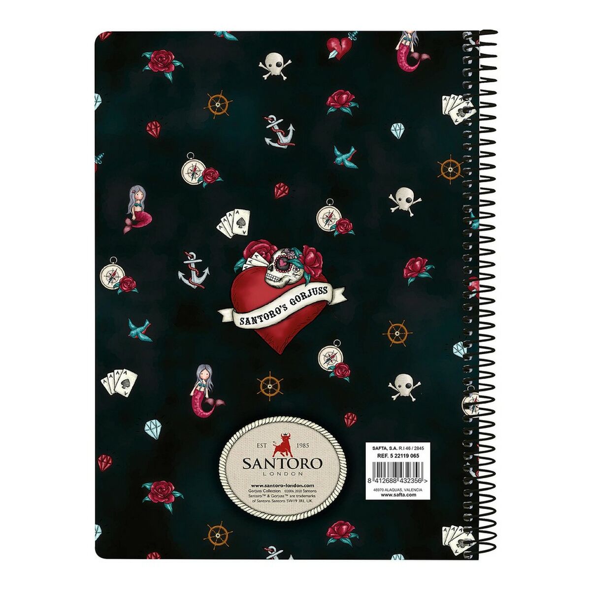 LIBRETA A5 SANTORO GORJUSS MARY ROSE TAPA DURA - Imagen 2