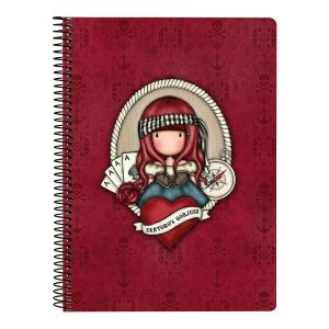 LIBRETA A5 SANTORO GORJUSS MARY ROSE TAPA DURA