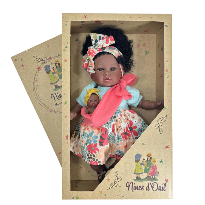 MUÑECA ADDIS CON BEBÉ NINES D’ONIL - Imagen 2