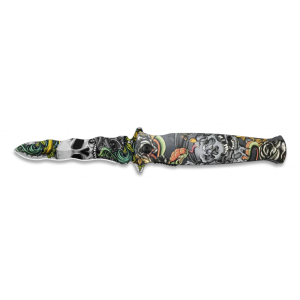 NAVAJA 3D SKULL SNAKE 9,2CM ALBAINOX