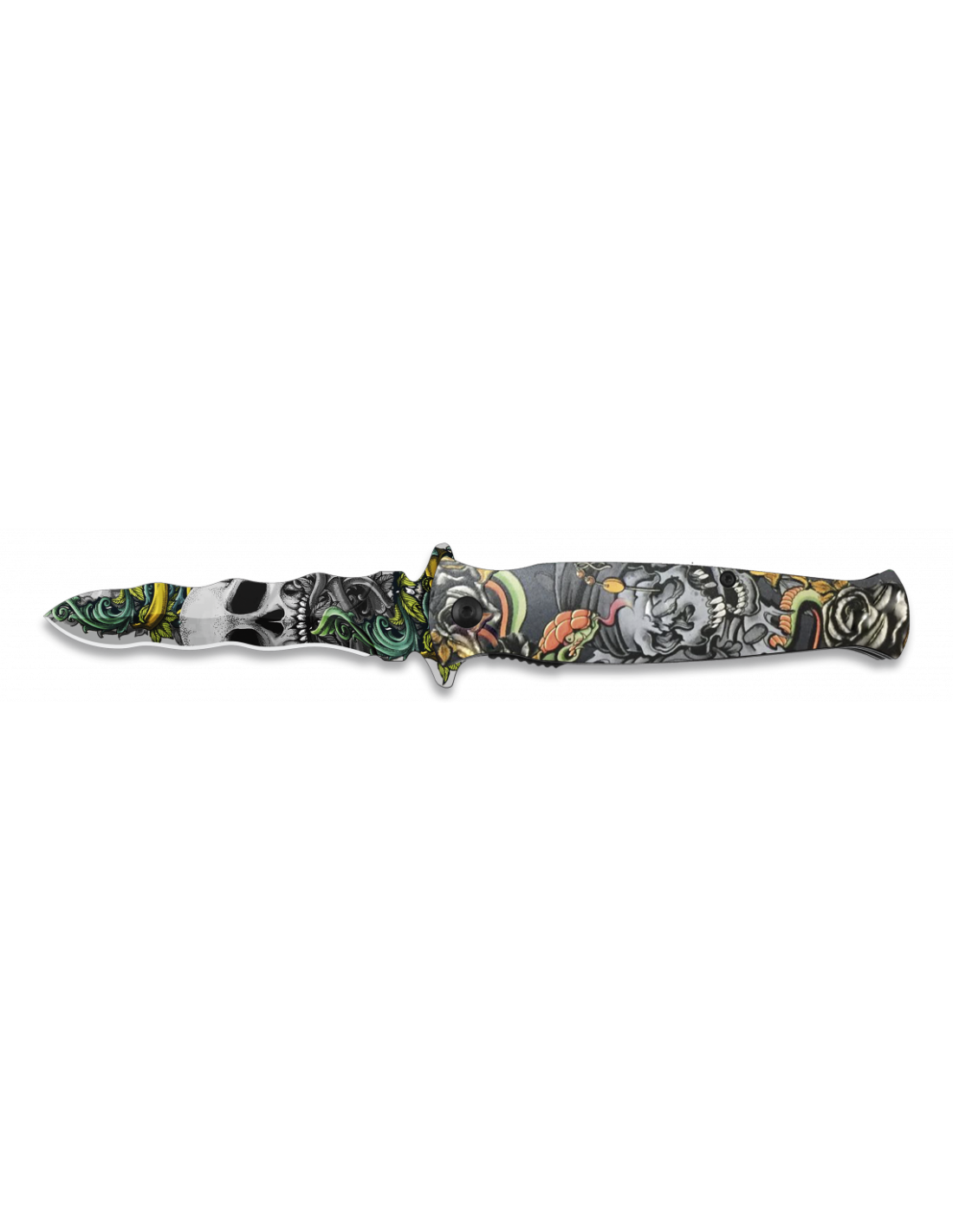 NAVAJA 3D SKULL SNAKE 9,2CM ALBAINOX