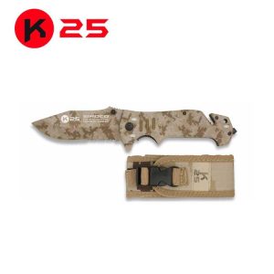 NAVAJA TÁCTICA K25 CAMO ÁRIDO SIROCO 9,3CM