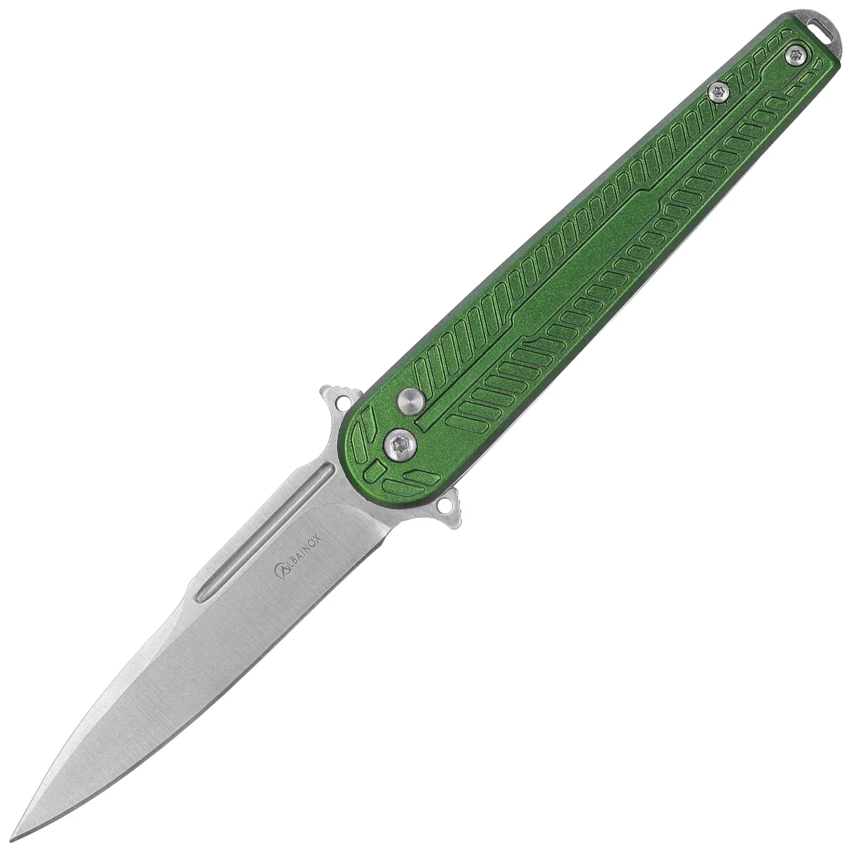 NAVAJA VERDE CON MANGO DE ALUMINIO 8CM ALBAINOX
