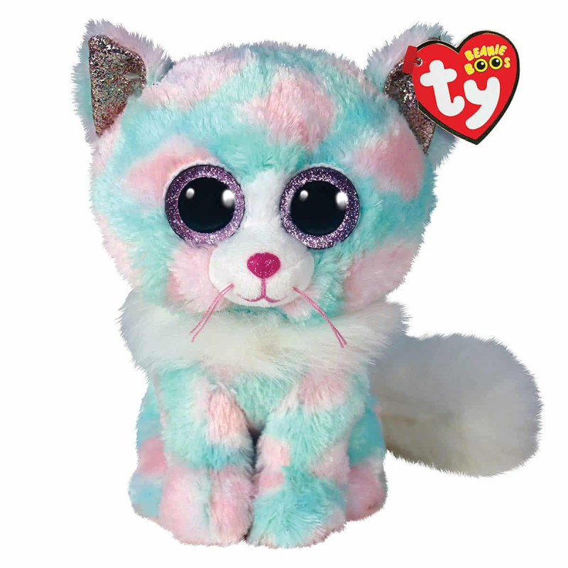 PELUCHE TY BEANIE BOOS OPAL GATO PASTEL 15CM