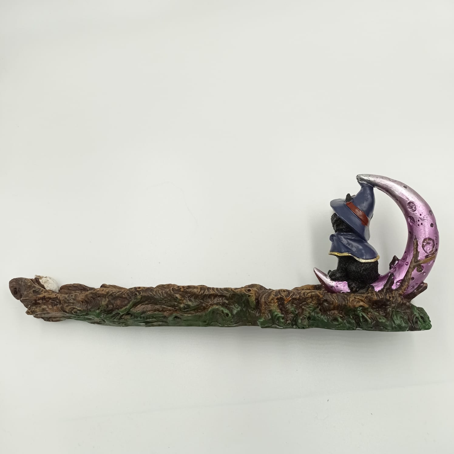 QUEMADOR DE INCIENSO FIGURA GATO WICCA - Imagen 3