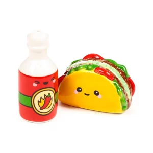 SET SALERO Y PIMENTERO TACO Y SALSA PICANTE PUCKATOR