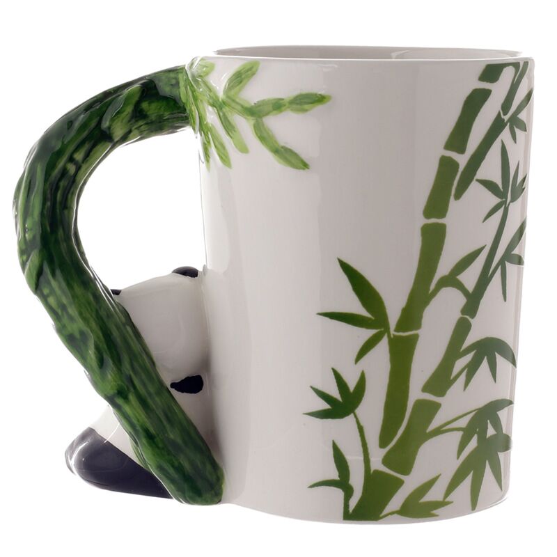 TAZA CON ASA DE OSO PANDA Y BAMBÚ PUCKATOR - Imagen 3