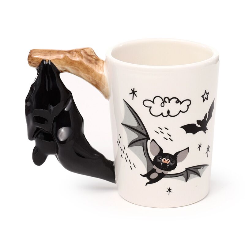 TAZA DE CERÁMICA CON ASA DE MURCIÉLAGO PUCKATOR - Imagen 2