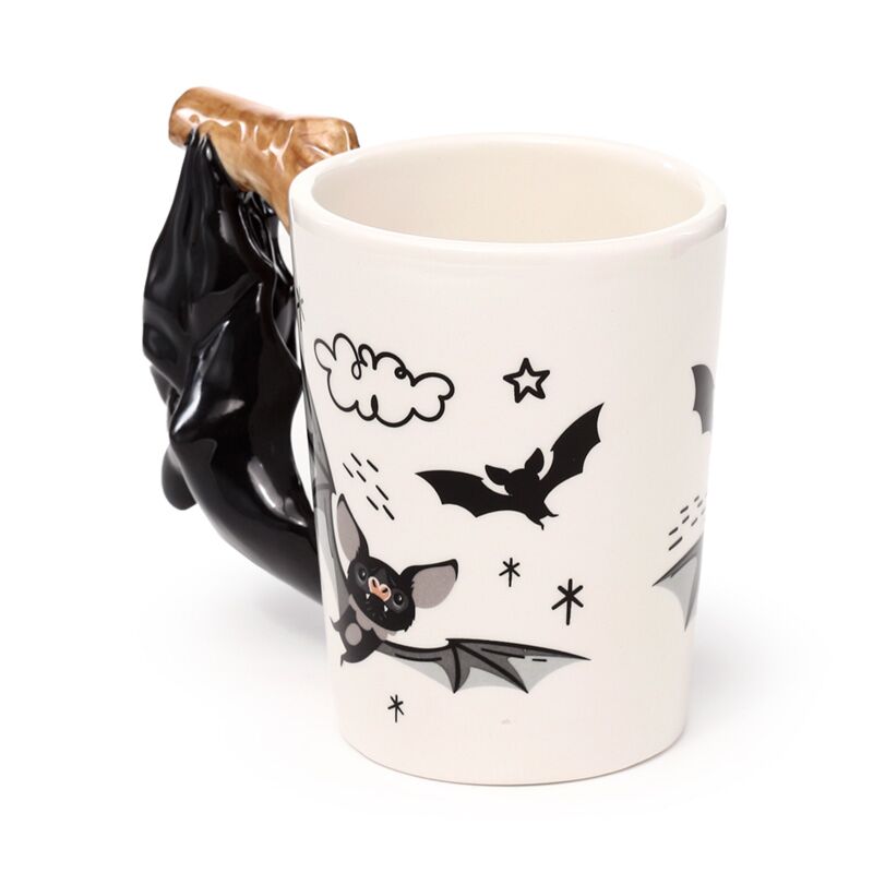 TAZA DE CERÁMICA CON ASA DE MURCIÉLAGO PUCKATOR - Imagen 4