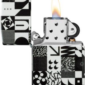 ZIPPO ABSTRACT PATTERN DESIGN
