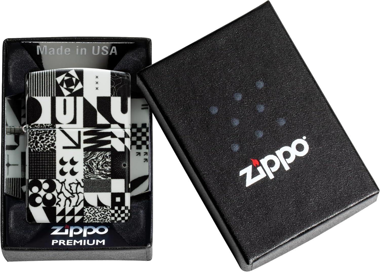 ZIPPO ABSTRACT PATTERN DESIGN - Imagen 4