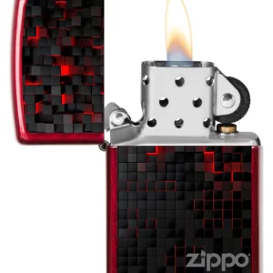 ZIPPO BLACK CUBES DESIGN