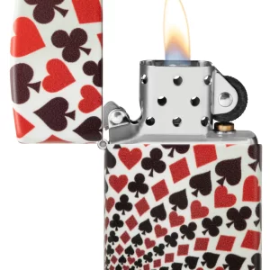 ZIPPO CARD SUIT DESIGN