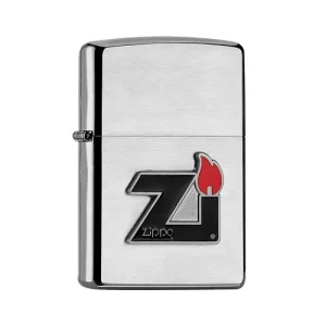 ZIPPO FLAME PEWTER LOGO 3D