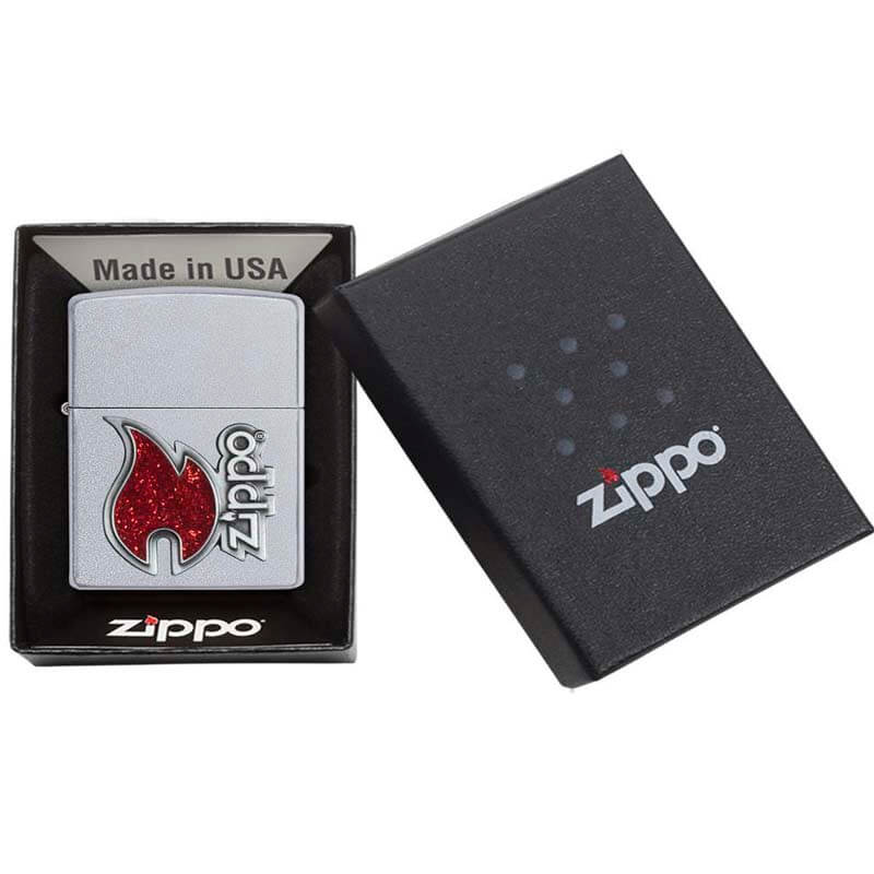ZIPPO FLAMA ROJA WATCHBAND LOGO 3D - Imagen 4