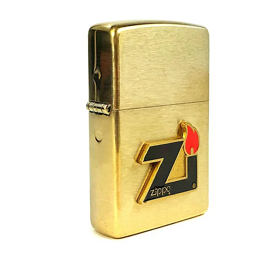 ZIPPO FLAME BRASS LOGO 3D - Imagen 2