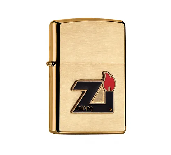 ZIPPO FLAME BRASS LOGO 3D
