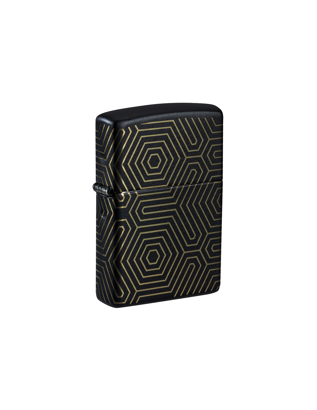 ZIPPO GOLD GEOMETRIC LINES