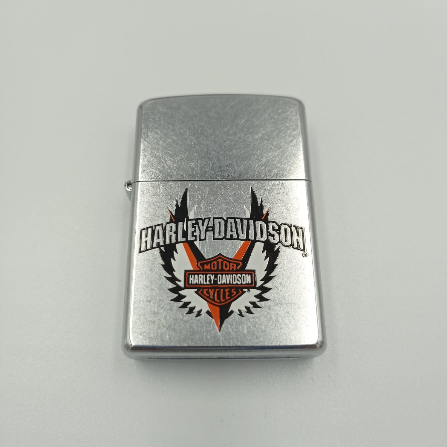 ZIPPO HARLEY DAVIDSON ORANGE BLACK - Imagen 2