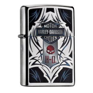 ZIPPO HARLEY DAVIDSON SKULL GOTHIC