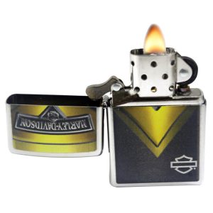 ZIPPO HARLEY DAVIDSON YELLOW