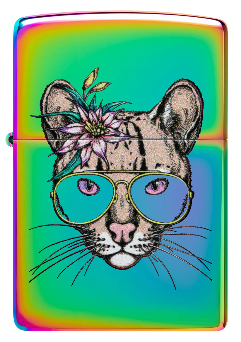 ZIPPO HIPPY CAT DESIGN - Imagen 3