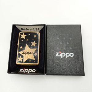 ZIPPO LOGO CON ESTRELLAS