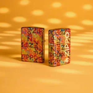 ZIPPO PIXEL FUSION DESIGN