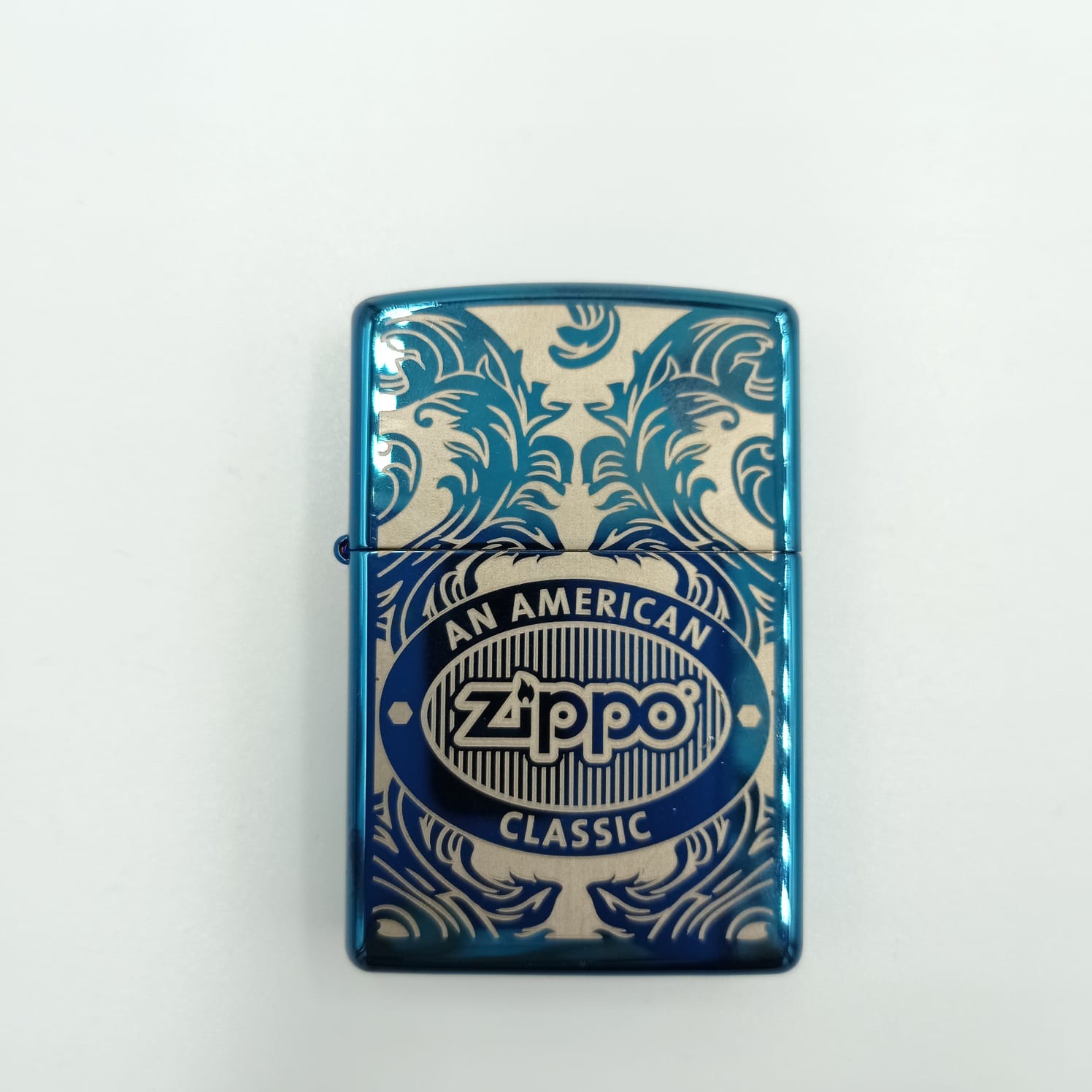 ZIPPO SERIE AMERICAN CLASSIC AZUL - Imagen 2