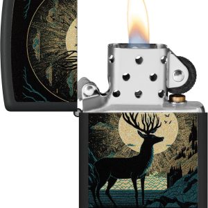 ZIPPO SURREAL DEER DESIGN