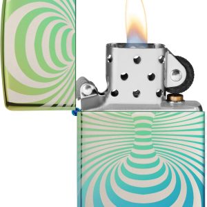 ZIPPO TORNADO PATTERN DESIGN