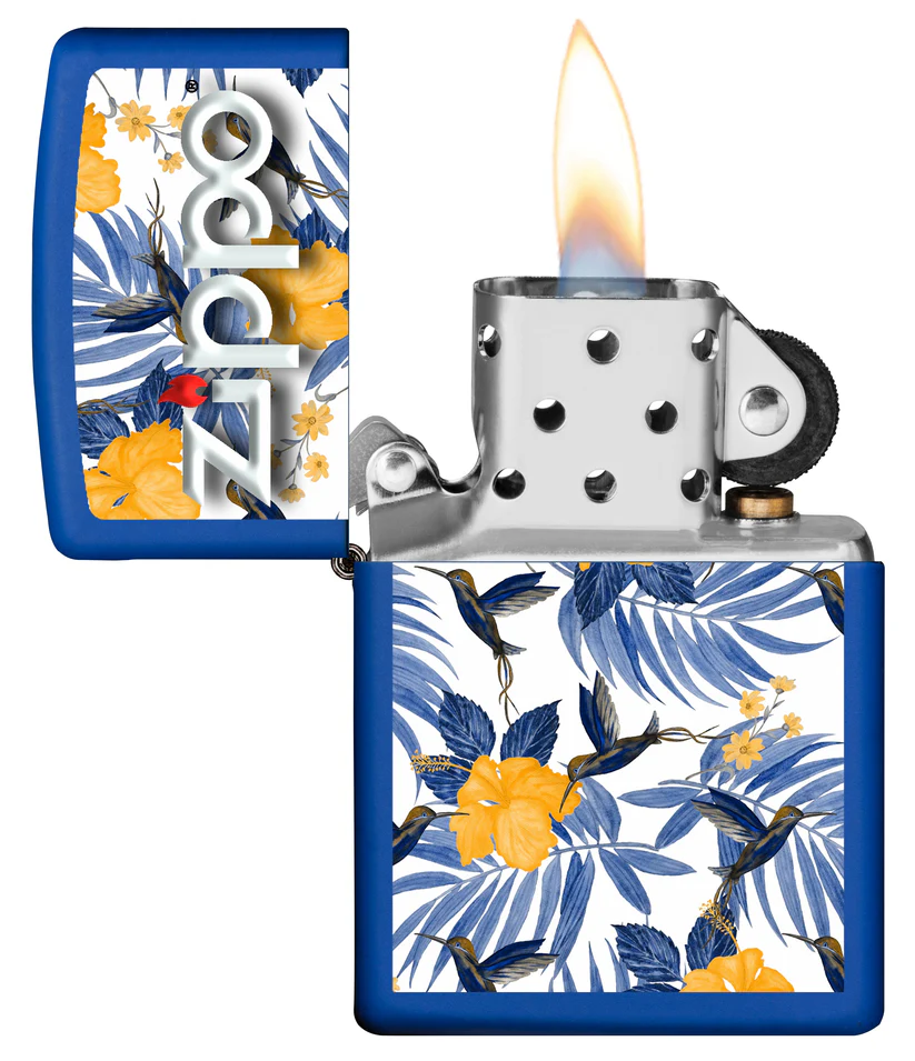 ZIPPO TROPICAL BIRDS DESIGN