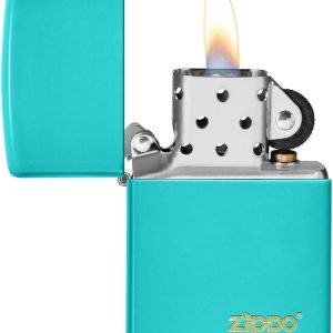ZIPPO TURQUESA LOGO
