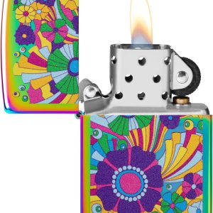 ZIPPO VINTAGE HIPPY FLOWER