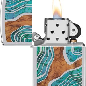 ZIPPO WOOD & SHELL DESIGN