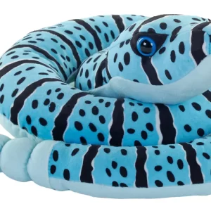 Serpiente de Cascabel Azul de Peluche