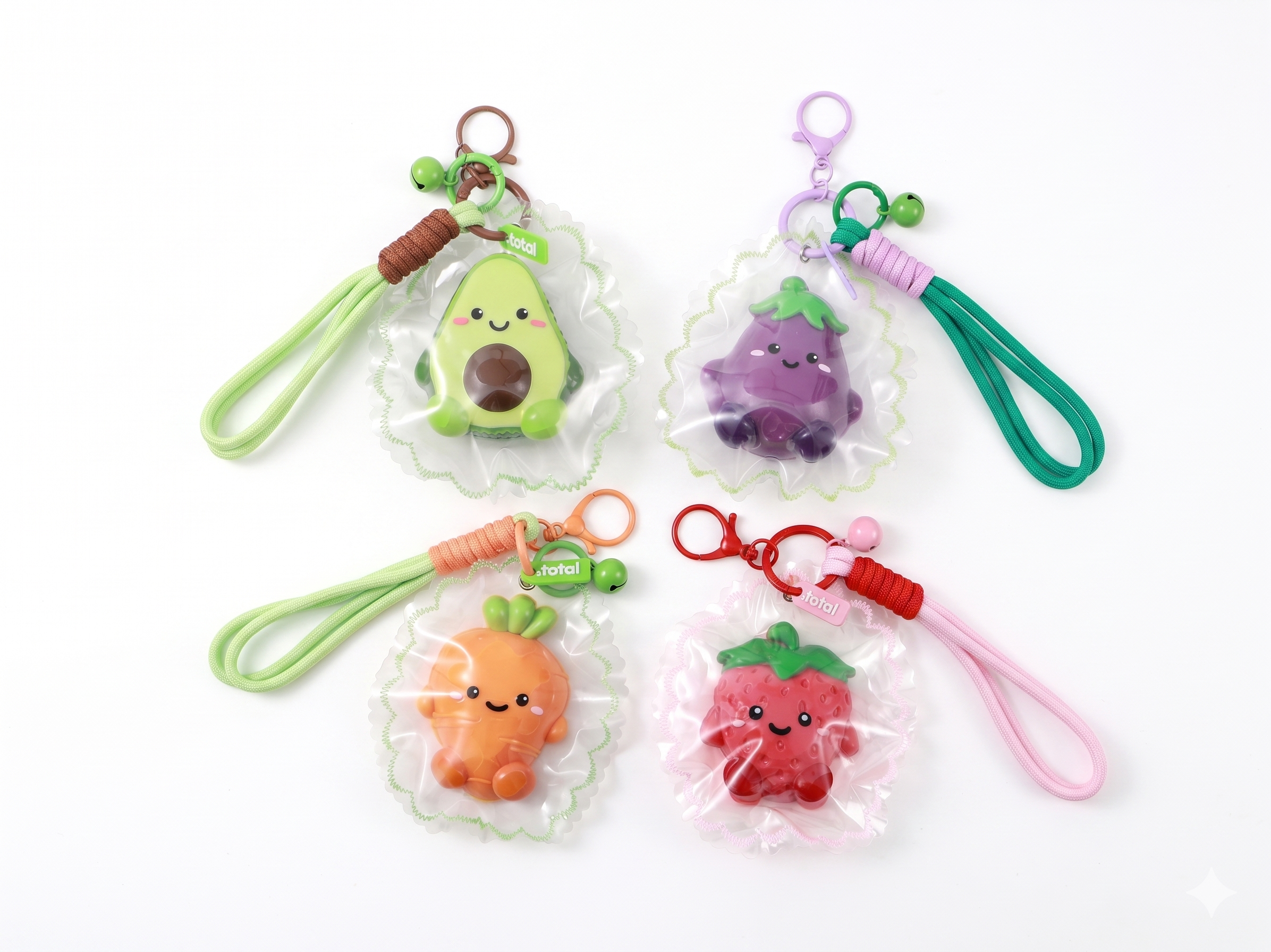 Llaveros Frutas JellyPop